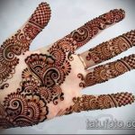 foto af tatovering arabisk mehendi (arabisk mehen) (værdi) - eksempeltegning - 032