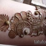 foto af tatovering arabisk mehendi (arabisk mehen) (betydning) - eksempeltegning - 033