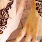 foto tatovering arabisk mehendi (arabisk mehen) (værdi) - eksempeltegning - 034