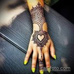 foto tatovering arabisk mehendi (arabisk mehen) (betydning) - eksempel tegning - 038