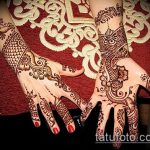 foto af tatovering arabisk mehendi (arabisk mehen) (betydning) - eksempeltegning - 041