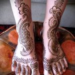 foto af tatovering arabisk mehendi (arabisk mehen) (værdi) - eksempeltegning - 045