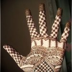 foto af tatovering arabisk mehendi (arabisk mehen) (værdi) - eksempeltegning - 048