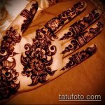 foto af tatovering arabisk mehendi (arabisk mehen) (værdi) - eksempeltegning - 049