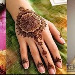 foto af tatovering arabisk mehendi (arabisk mehen) (betydning) - eksempeltegning - 050