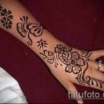 foto af tatovering arabisk mehendi (arabisk mehen) (betydning) - eksempeltegning - 052