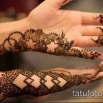foto tatovering arabisk mehendi (arabisk mehen) (betydning) - eksempeltegning - 055