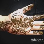 foto af tatovering arabisk mehendi (arabisk mehen) (værdi) - eksempeltegning - 060