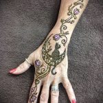 Zdjęcie henna kota - mehendi - 12062017 - przykład - 002 Kocia henna - mehendi