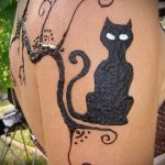 Zdjęcie henna kota - mehendi - 12062017 - przykład - 030 Kocia henna - mehendi