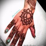 Снимка на лотос Mehendi - 04062017 - пример - 024 Mehendi lotus
