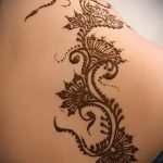 Снимка на Mehendi на бедрото (татуировка) (стойност) - примерна рисунка - 034