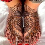 Снимка на Мехенди на подбедрицата от 17.09.2018 г. №075 - Мехенди на подбедрицата -