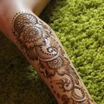 Снимка на Mehendi на подбедрицата от 17.09.2018 №077 - Mehendi на подбедрицата -