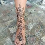 Снимка на Мехенди на подбедрицата от 17.09.2018 г. №143 - Мехенди на подбедрицата -