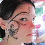 fotó Mehendiről az arcon, 2017.11.27. 020. sz. - Mehendi arca -