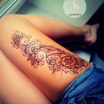 снимка на Mehendi на бедрото от 25.10.2017 г. No 016 - Mehendi на бедрото -