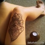 снимка на Mehendi на бедрото от 25.10.2017 г. No 031 - Mehendi на бедрото -