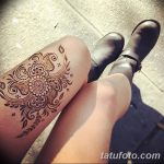 снимка на Mehendi на бедрото от 25.10.2017 г. No 041 - Mehendi на бедрото -