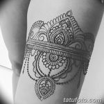 снимка на Mehendi на бедрото от 25.10.2017 г. No 044 - Mehendi на бедрото -