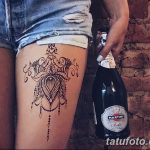 снимка на Mehendi на бедрото от 25.10.2017 г. No 046 - Mehendi на бедрото -