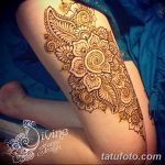 снимка на Mehendi на бедрото от 25.10.2017 г. No 052 - Mehendi на бедрото -