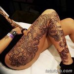 снимка на Mehendi на бедрото от 25.10.2017 г. No 053 - Mehendi на бедрото -