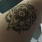снимка на Mehendi на бедрото от 25.10.2017 г. No 054 - Mehendi на бедрото -