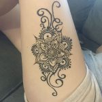 снимка на Mehendi на бедрото от 25.10.2017 г. No 056 - Mehendi на бедрото -