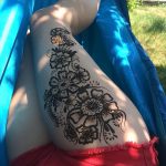 снимка на Mehendi на бедрото от 25.10.2017 г. No 063 - Mehendi на бедрото -