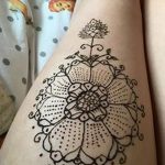 снимка на Mehendi на бедрото от 25.10.2017 г. No 070 - Mehendi на бедрото -