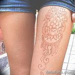 снимка на Mehendi на бедрото от 25.10.2017 г. No 076 - Mehendi на бедрото -