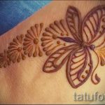 mehendi zu Fuß Butterfly - Optionen für temporäre Henna -Tattoo auf 05082016 1099 tatufoto.ru