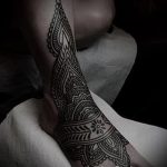 мехенди на крака под формата на гривна - опции за временна татуировка с къна от 05082016 3139 tatufoto.ru