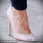 мехенди на крака малък - опции за временна татуировка с къна от 05082016 2154 tatufoto.ru