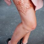 мехенди на крака с жартиера - опции за временна татуировка с къна от 05082016 3171 tatufoto.ru