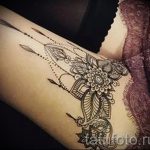 мехенди на крака жартиера - опции за временна татуировка с къна от 05082016 10178 tatufoto.ru