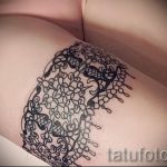 мехенди на крака жартиера - опции за временна татуировка с къна от 05082016 16184 tatufoto.ru