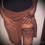 мехенди на крака жартиера - опции за временна татуировка с къна от 05082016 20188 tatufoto.ru