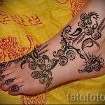 мехенди на краката цветя - опции за временна татуировка с къна от 05082016 10198 tatufoto.ru