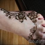 мехенди на краката цветя - опции за временна татуировка с къна от 05082016 12200 tatufoto.ru