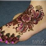 скици на мехенди на крака - опции за временна татуировка с къна от 05082016 10213 tatufoto.ru