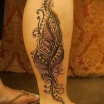 мехенди перо на крака - опции за временна татуировка с къна от 05082016 1237 tatufoto.ru