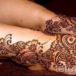 belles mehendi sur sa jambe - options pour tatouage au henné temporaire sur 05082016 1002 tatufoto.com