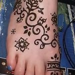 дизайни mehendi sur la jambe pour les débutants - опции pour tatouage au henné temporaire sur 05082016 1005 tatufoto.com