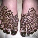 Henna auf den Fuß Figuren - Variationen über eine temporäre Henna -Tattoo 05082016 1014 tatufoto.ru