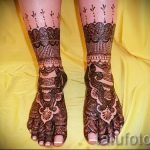 mehendi am Bein Armband - Optionen für temporäre Henna -Tattoo auf 05082016 2035 tatufoto.ru