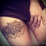 mehendi auf ihrem Bein garter - Optionen für temporäre Henna -Tattoo auf 05082016 2042 tatufoto.ru