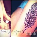 мехенди перо на крака му - опции за временна татуировка с къна на 05082016 1062 tatufoto.com