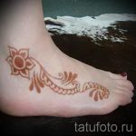 мехенди цветя крак - опции за временна татуировка с къна на 05082016 2066 tatufoto.ru
